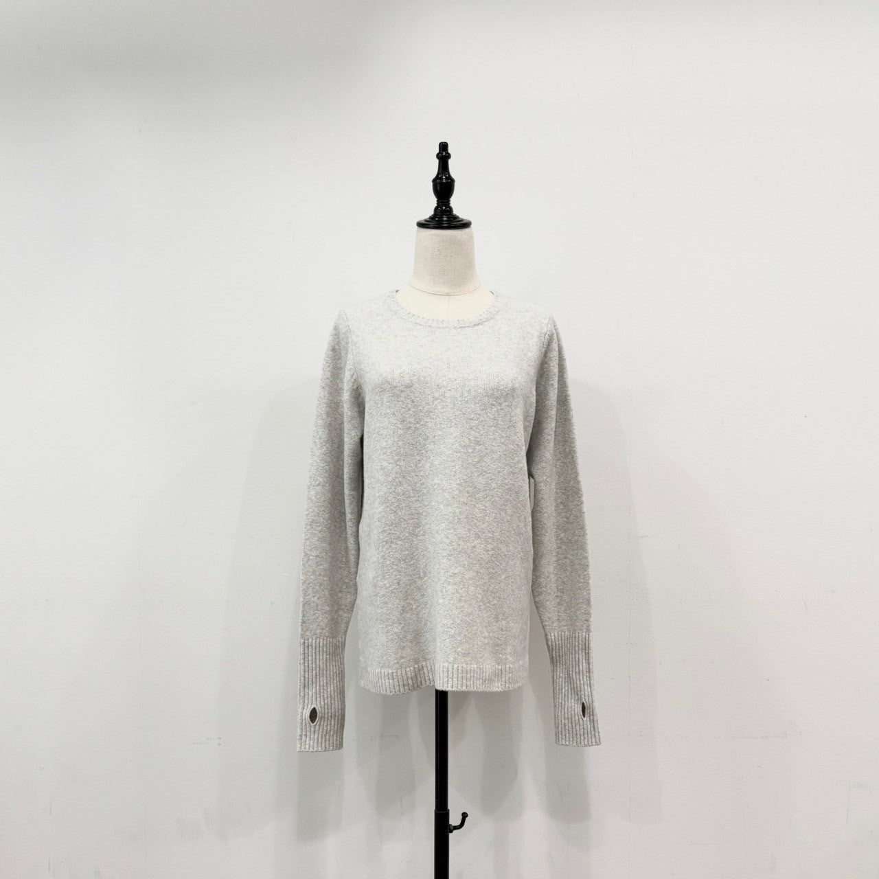 【siro de labonte 25 AW vol.2】fingerhole crewneck