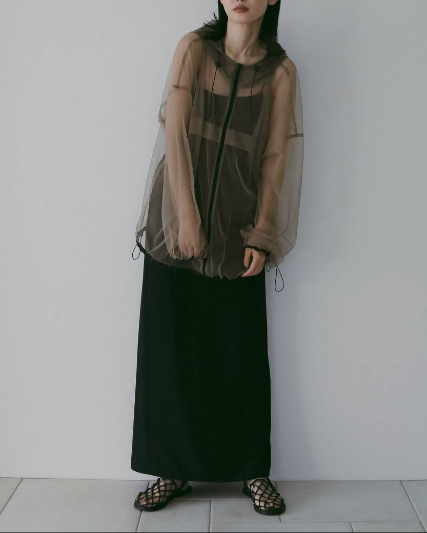 【anuke 26 SPRING / SUMMER】Georgette Pencil Skirt