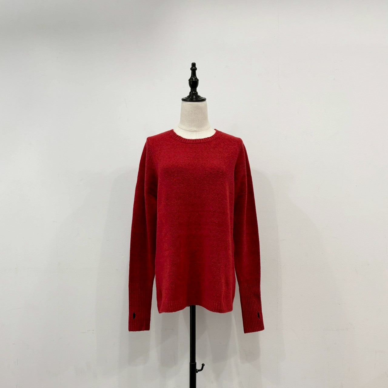 【siro de labonte 25 AW vol.2】fingerhole crewneck