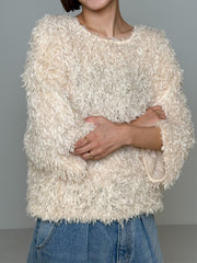 【CHIGNON ReSTOCK】フェザーフリンジルーズT