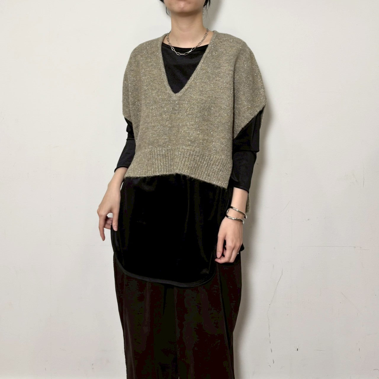 【siro de labonte 25 AW vol.2】short vest