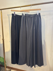 【siro de labonte】ストレッチフランネル タック バギーパンツ