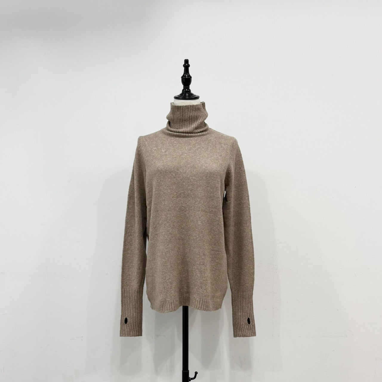 【siro de labonte 25 AW vol.2】fingerhole highneck