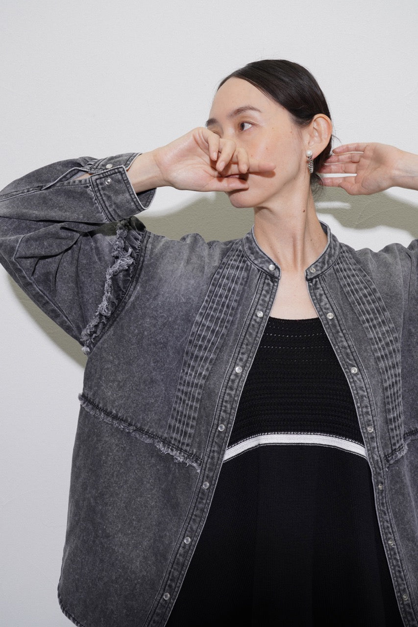 【CYAN 2026 SPRING&SUMMER VOL.1】ピンタックフリルウエスタンシャツ