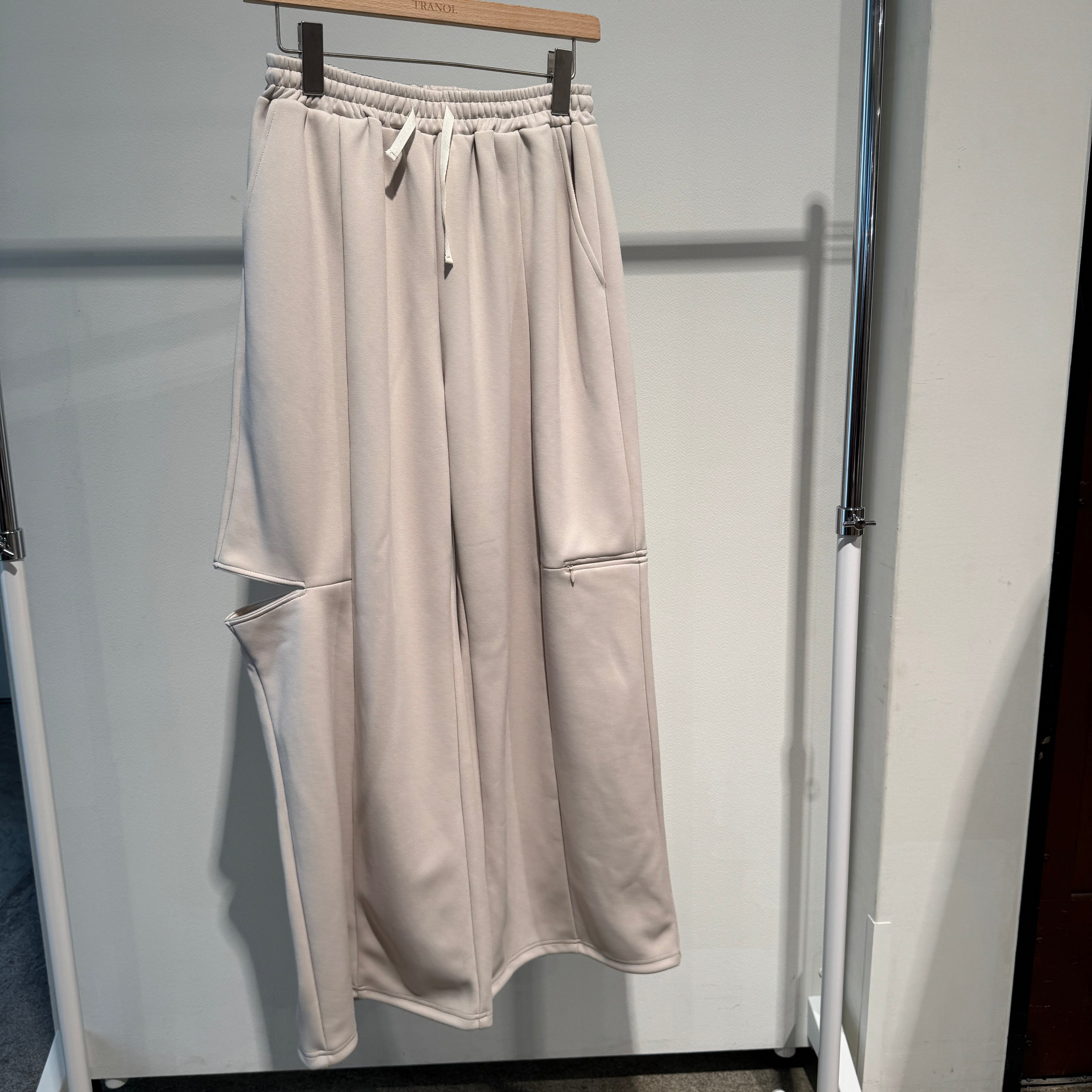 【TRANOI.】2way sllit pants