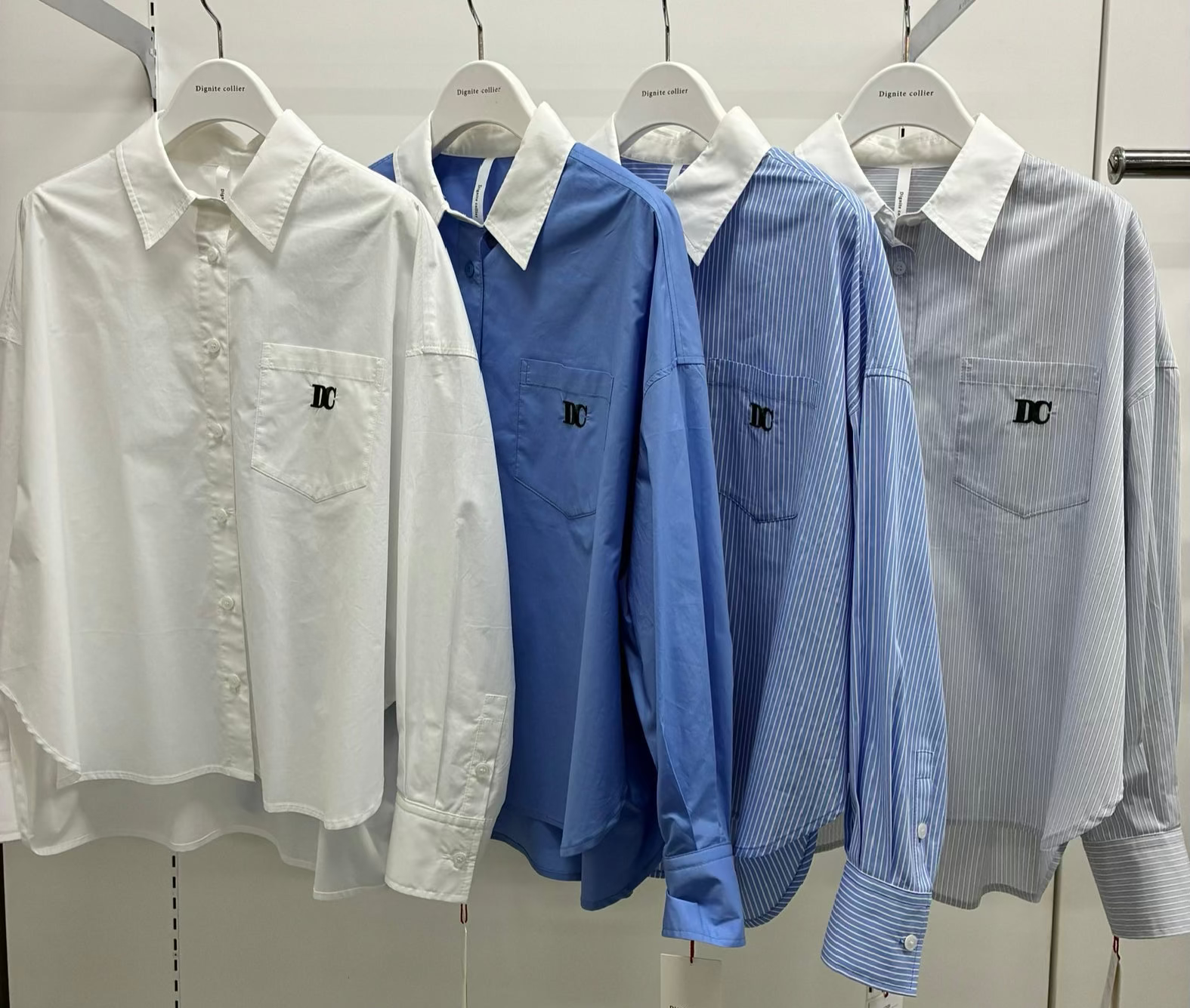 【Dignite collier 2026 SPRING】刺繍シャツ