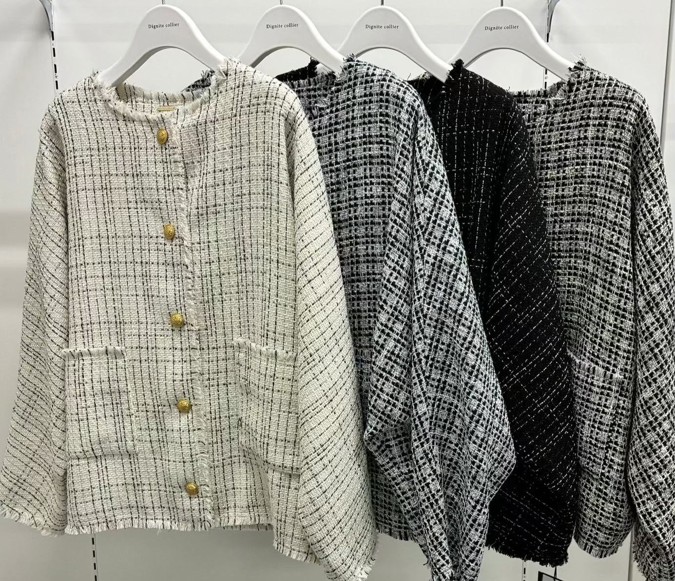【Dignite collier 2026 SPRING】ツイードジャケット