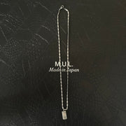 【M.U.L.】スクエアチェーンネックレス 52-2