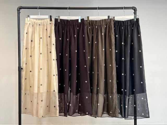 【PRIORITY 26 SPRING】ドットシアーパンツ