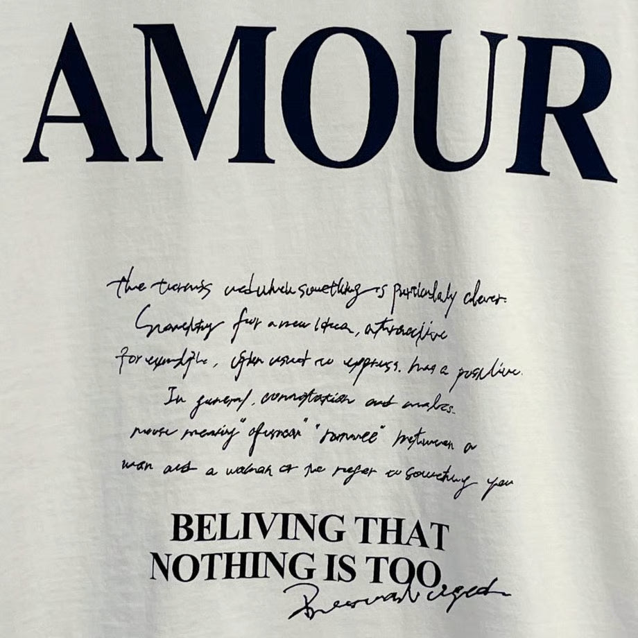 【CHIGNON】ラフスケッチ"AMOUR"T