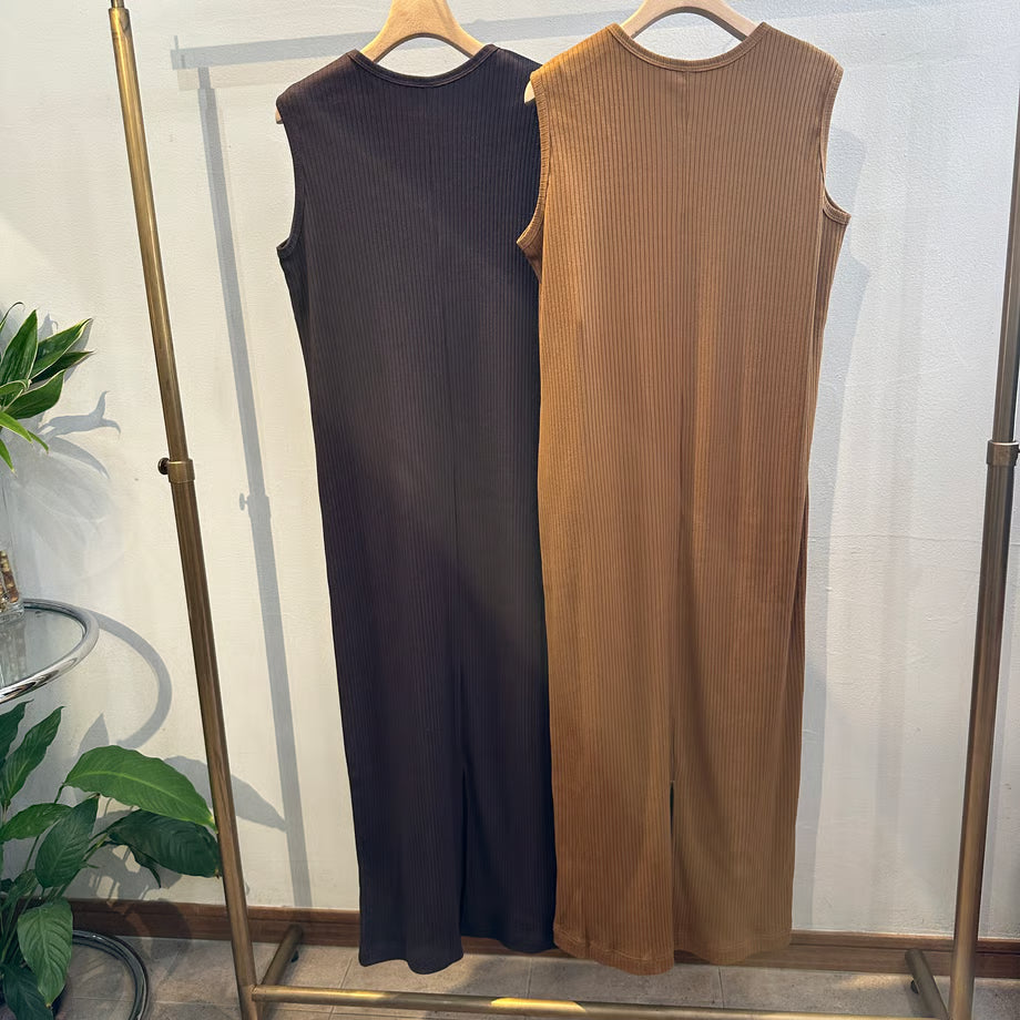 【Dignite collier】リブワンピース