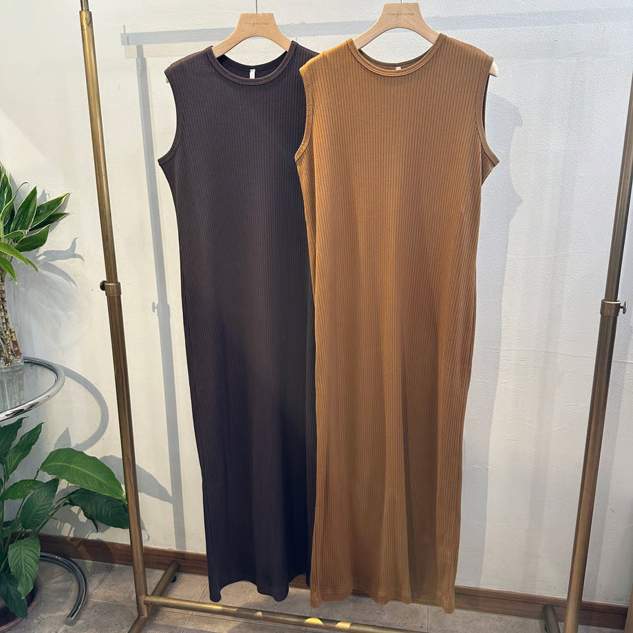 【Dignite collier】リブワンピース