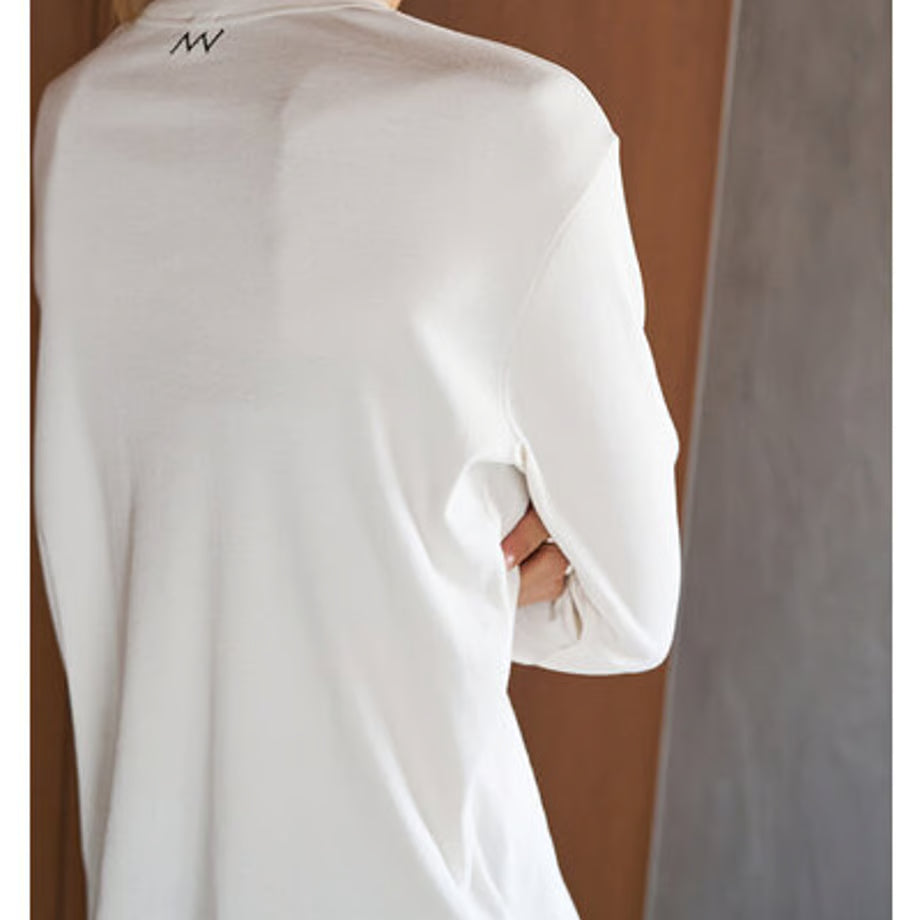 【YENN LIMITED ORDER】COTTON RIB LONG TEE