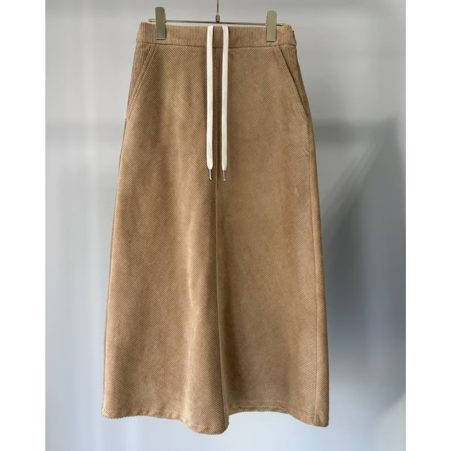 【MARGAUX 2025 WINTER】コーデュロイバイアススカート