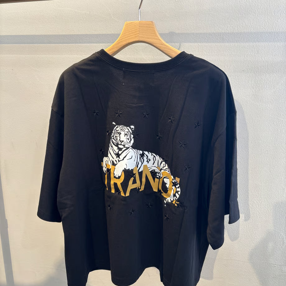 【TRANOI】BACK TIGER WIDE TEE