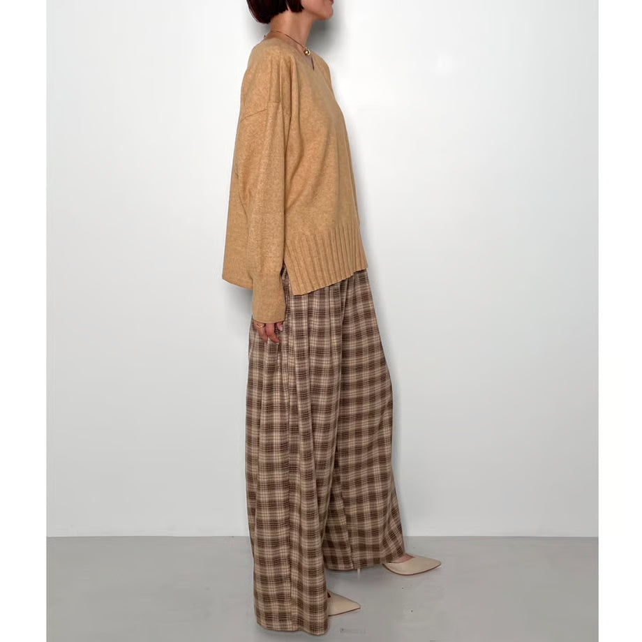 【CHIGNON 2025 AUTUMN/WINTER】チェックサイドタックPT