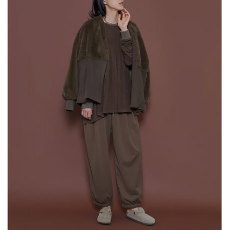 【CYAN 2025 AW vol.2】ファーコンビカーデブルゾン