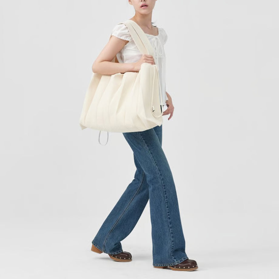 【PLEATS MAMA】Big Shoulder Bag