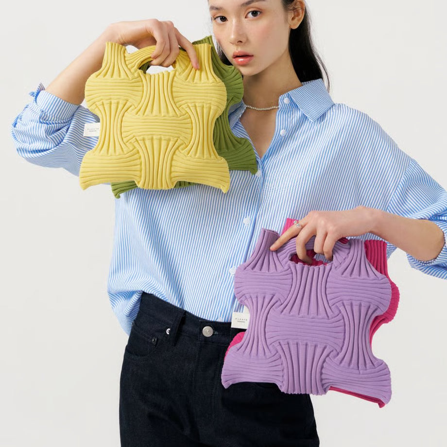 【PLEATS MAMA】NEW BOW BAG