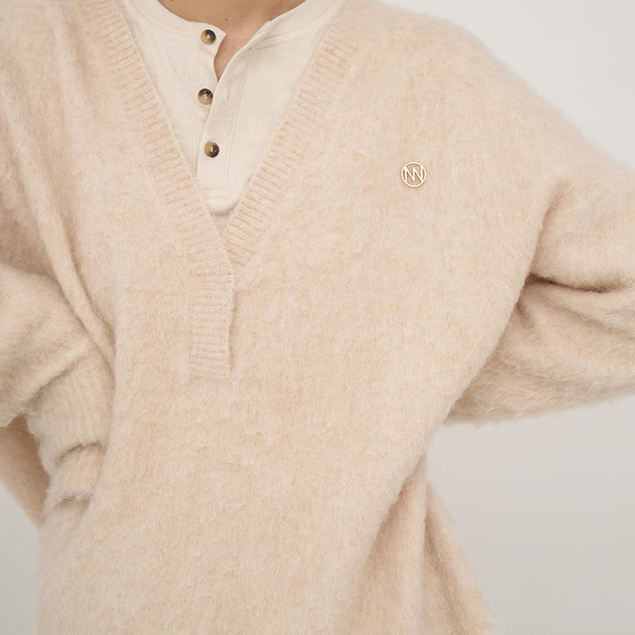 【YENN 2025 AUTUMN/WINTER】HENRY NECK LONG TEE