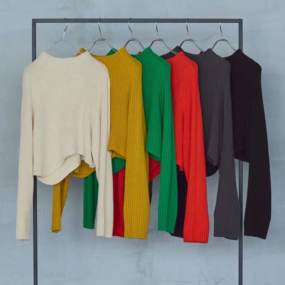 【ante aciem 25aw exhibition】5G アシンメトリー リブPO