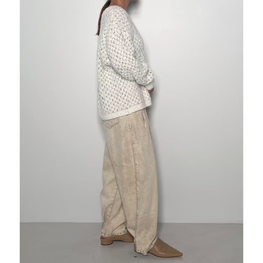 【CHIGNON 2025 AUTUMN/WINTER】ウォッシュドタックワイドパンツ