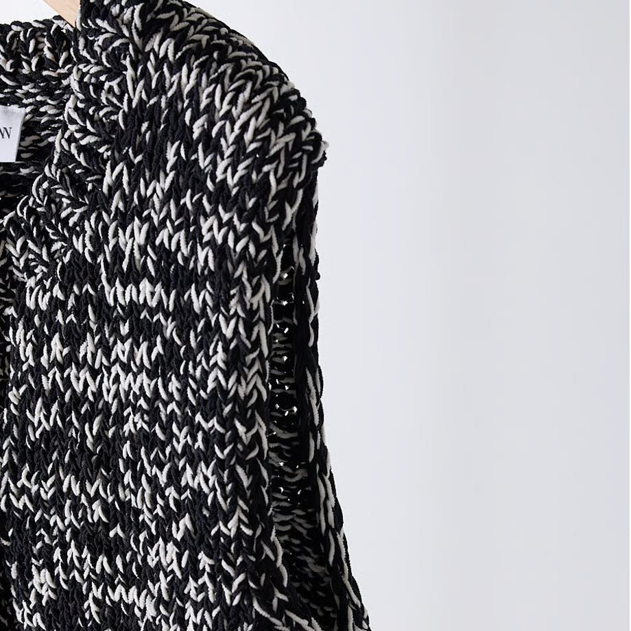 【YENN 2025 AUTUMN/WINTER】MIX HAND KNIT VEST