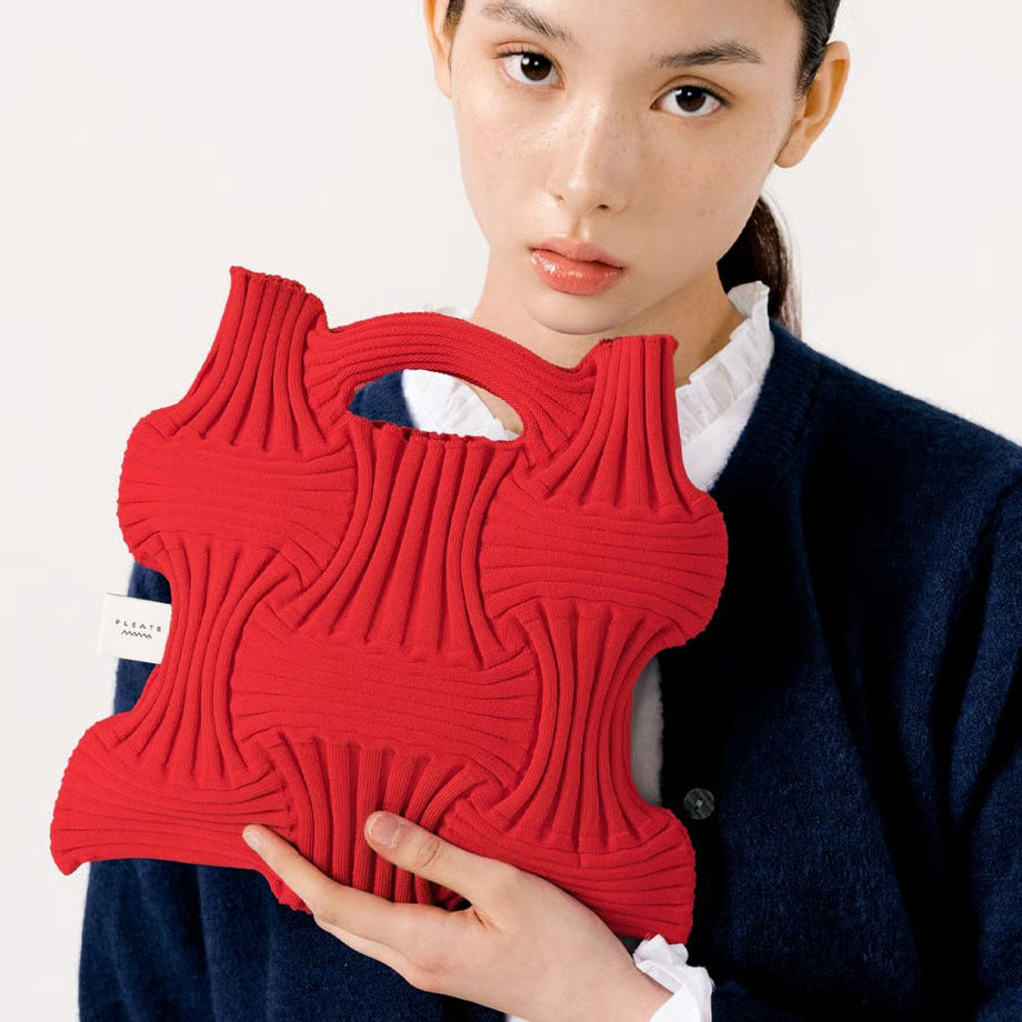 【PLEATS MAMA】NEW BOW BAG