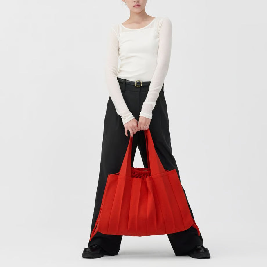 【PLEATS MAMA】Big Shoulder Bag