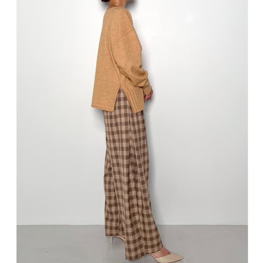 【CHIGNON 2025 AUTUMN/WINTER】チェックサイドタックPT