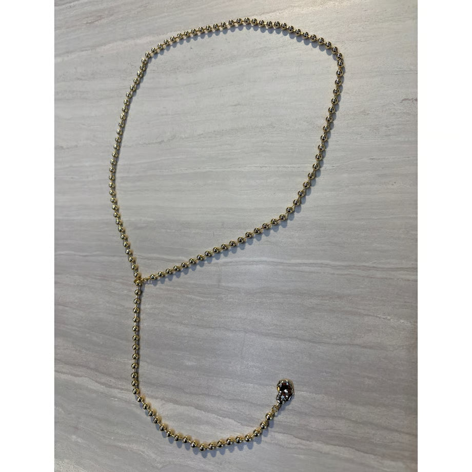 再入荷‼️【champdelarose】ボールチェーンチャーム付きnecklace