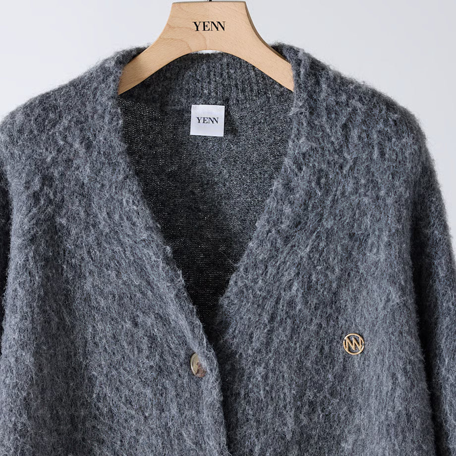 【YENN 2025 AUTUMN/WINTER】ALPACA MIX CARDIGAN