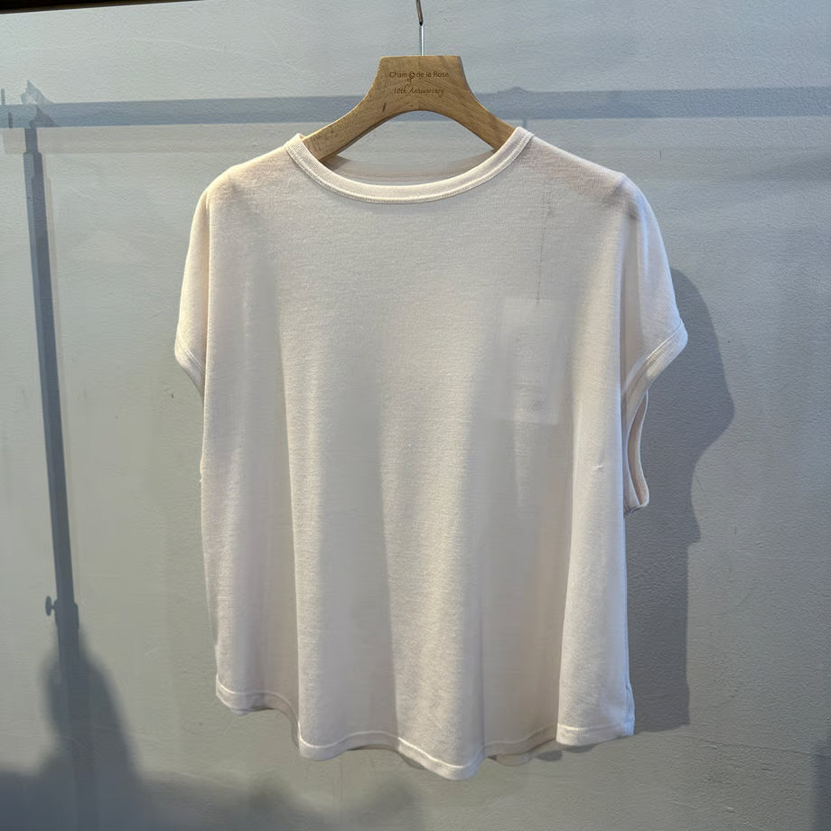 【hunch】オーバーフレンチ シアーTシャツ