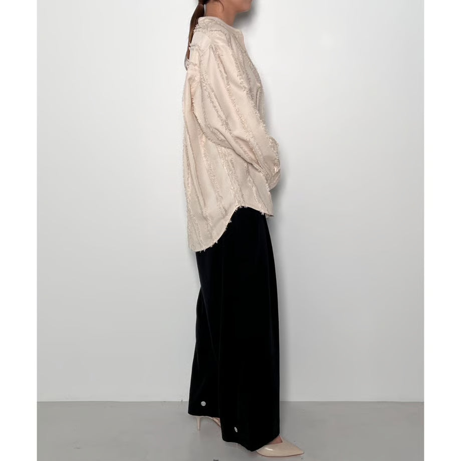 【CHIGNON 2025 AUTUMN/WINTER】コットンブレンドタックパンツ