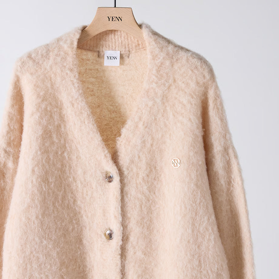 【YENN 2025 AUTUMN/WINTER】ALPACA MIX CARDIGAN