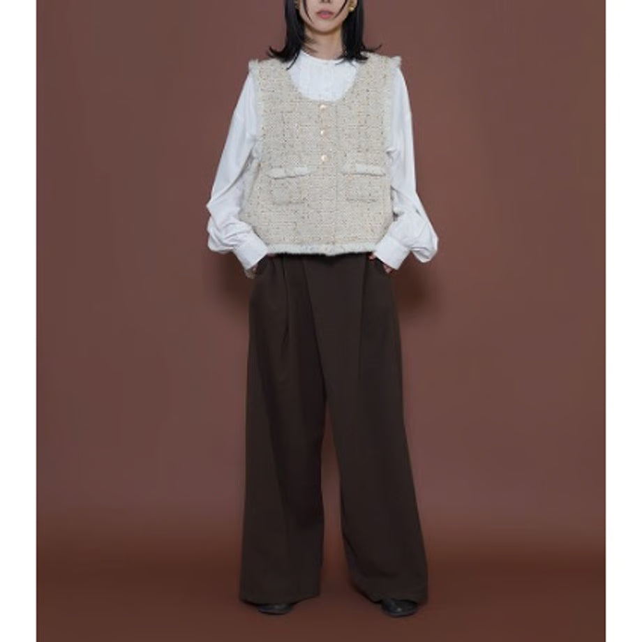 【CYAN 2025 AW vol.2】ラップウーリーワイドPT