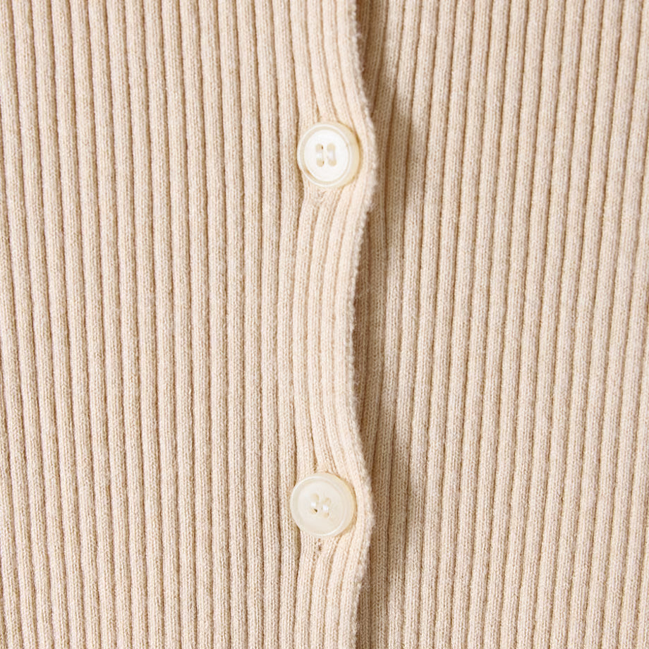 【YENN 2025 AUTUMN/WINTER】WOOL RIB CREW CD