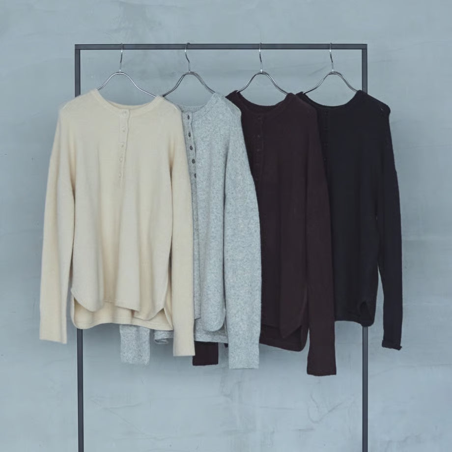 【ante aciem 25aw exhibition】ヘンリーネックPO