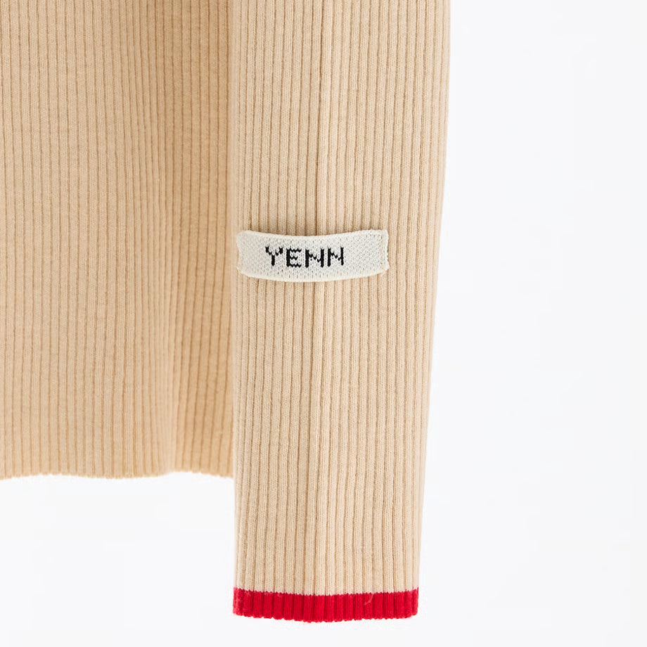 【YENN 2025 AUTUMN/WINTER】WOOL RIB CREW CD