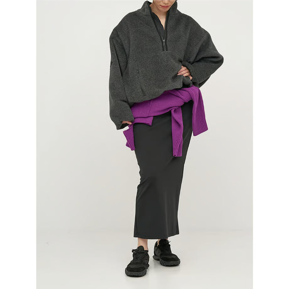 【YENN 2025 AUTUMN/WINTER】SHAGGY HALF ZIP JK
