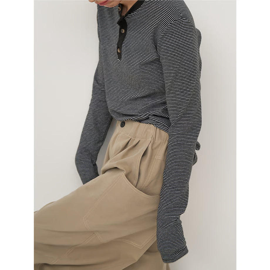 【YENN 2025 AUTUMN/WINTER】STP HENRY LONG TEE
