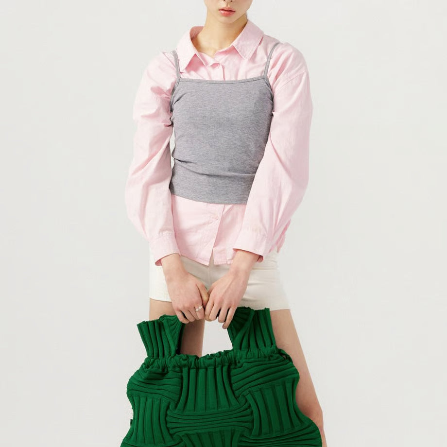 【PLEATS MAMA】BIG BOW BAG
