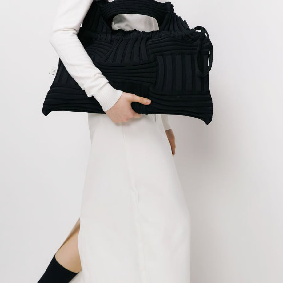 【PLEATS MAMA】BIG BOW BAG