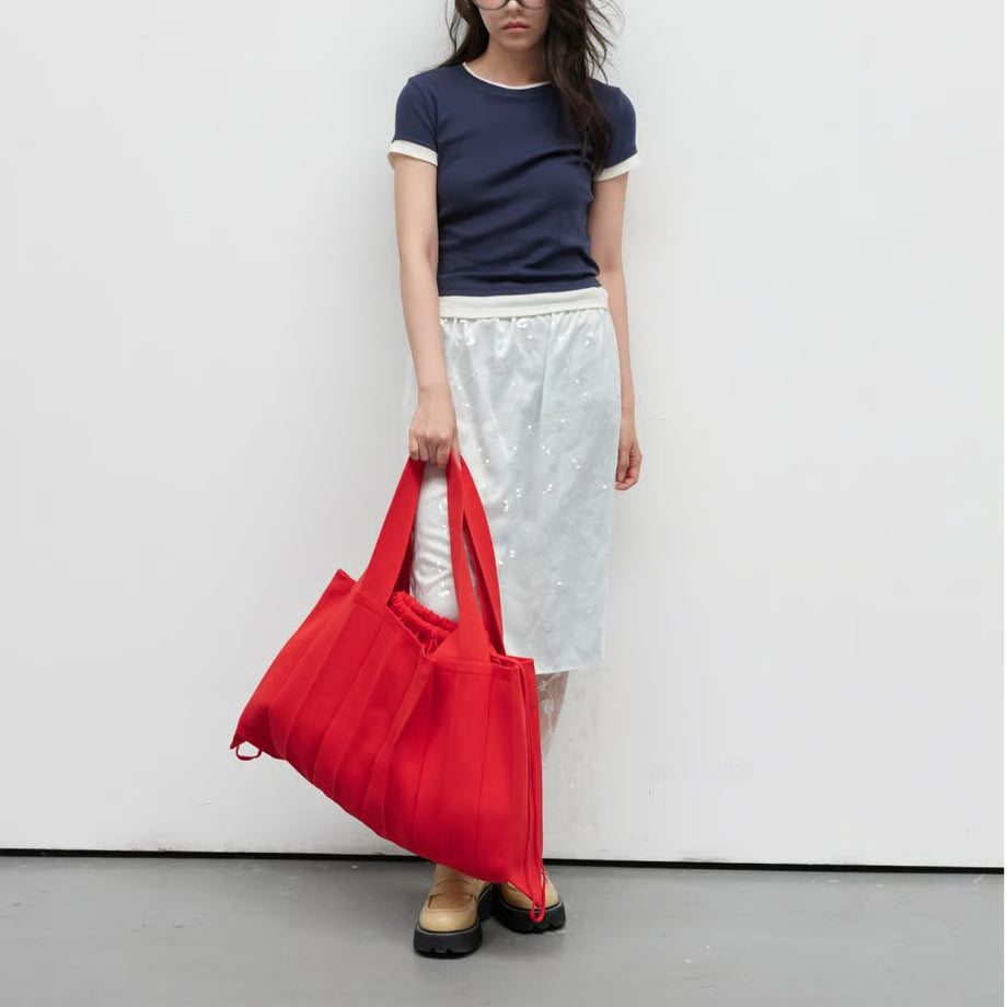 【PLEATS MAMA】Big Shoulder Bag