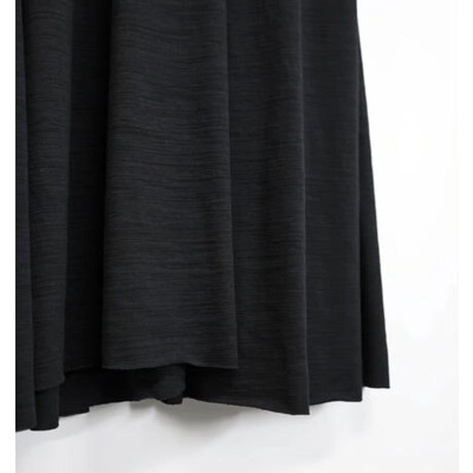 【YENN LIMITED ORDER】SLUB FLARE DRESS