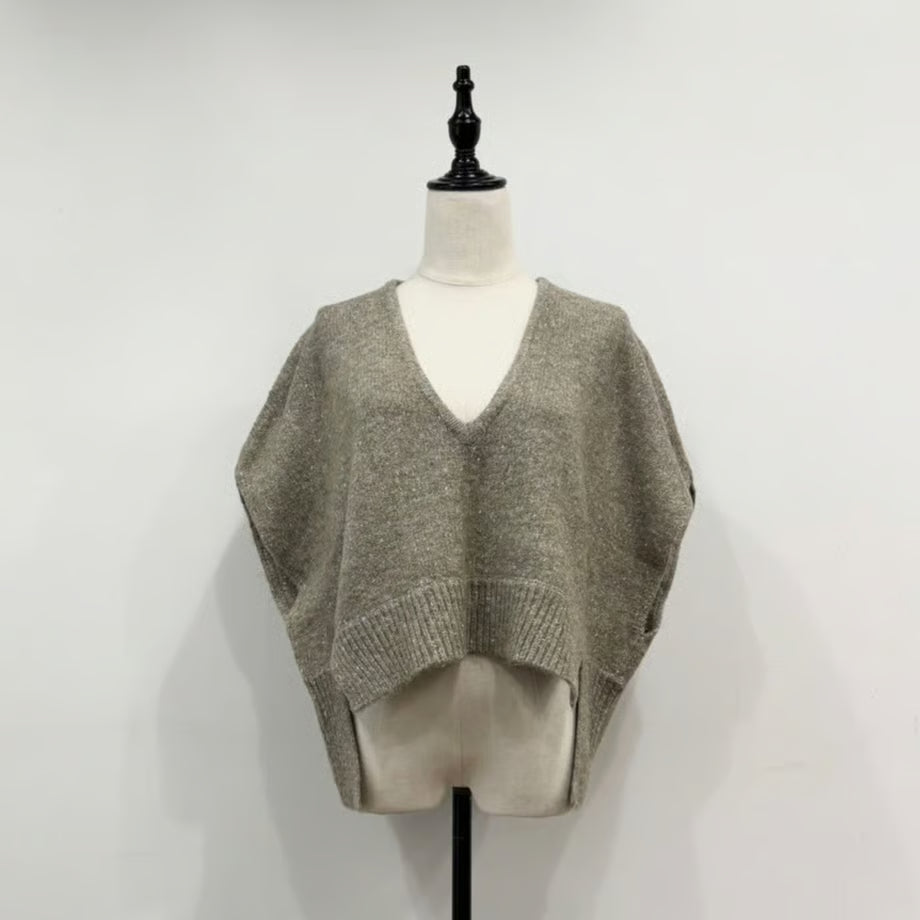 【siro de labonte 25 AW vol.2】glitter yarn short vest