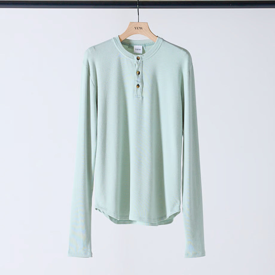【YENN 2025 AUTUMN/WINTER】HENRY NECK LONG TEE