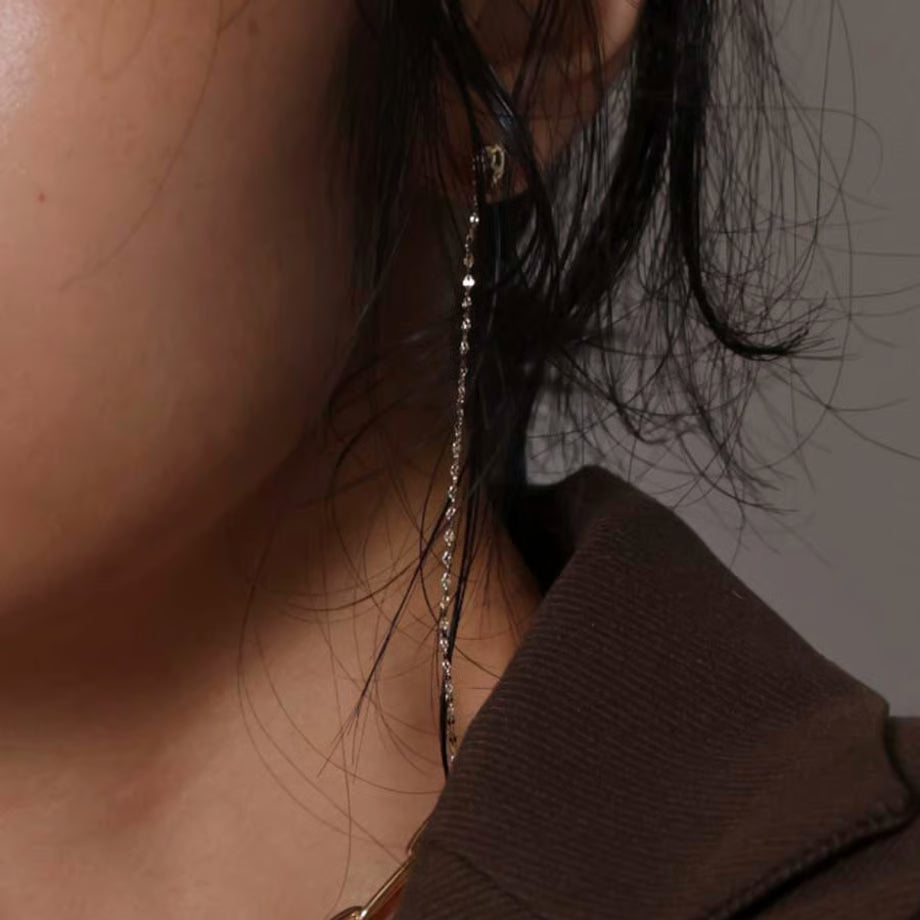 【CHIGNON 2025 AUTUMN/WINTER】プチエッグ&チェーン2WAYピアス