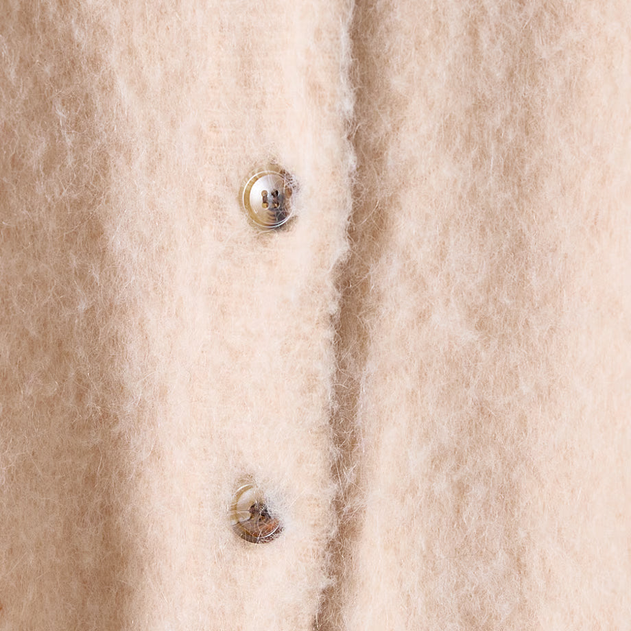 【YENN 2025 AUTUMN/WINTER】ALPACA MIX CARDIGAN