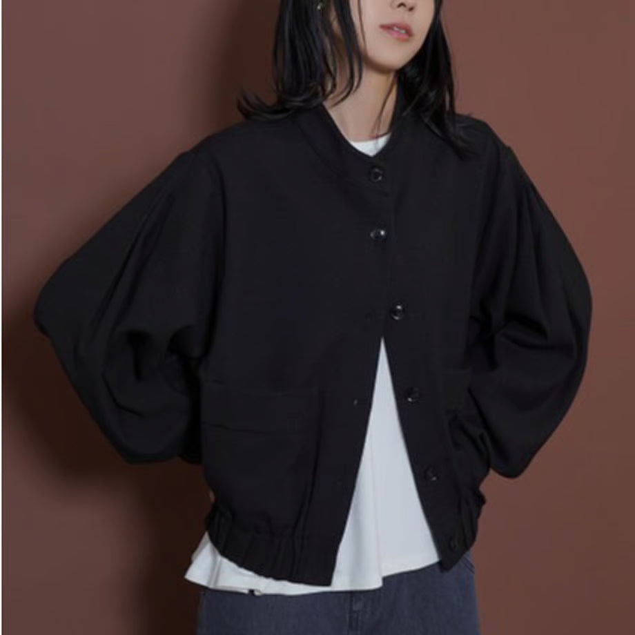 【CYAN 2025 AW vol.2】ワイドスリーブウーリーショートブルゾン